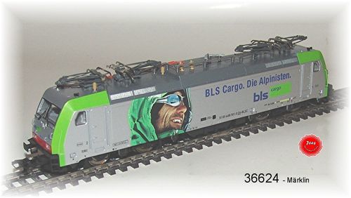 Märklin 36624 E-Lok Reihe 486 BLS "Die Alpinisten" mfx Sound Metall