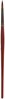 FALLER 172109 Rundpinsel mit brauner Spitze, synthetisch, Größe 6