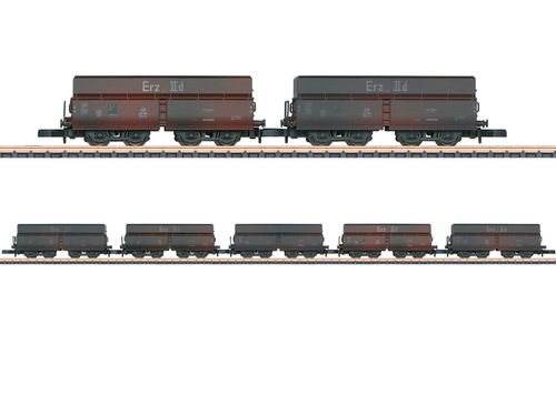 Märklin 82801 Spur Z Güterwagen-Set "Erztransport" gealtert 5-teilig