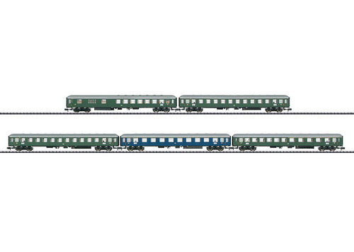 Trix Minitrix 15548 Schnellzug-Wagenset "der DB 5-teilig Einmalserie
