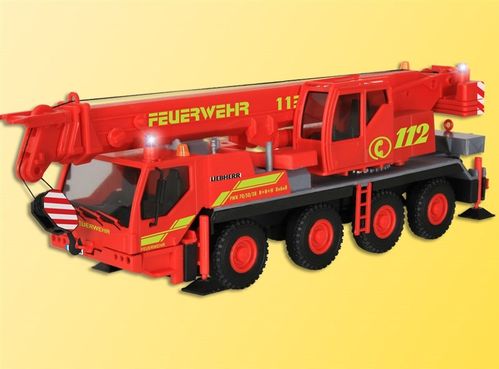 Viessmann 1141 Spur H0 Feuerwehr Kranwagen mit 3 Blaulichtern, Funktionsmodell