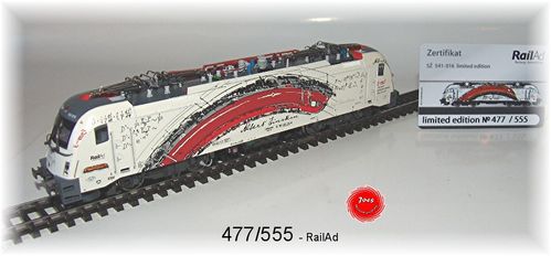 RailAd 1039 AC E-Lok Taurus BR 541 Albert Einstein Wechselstromversion
