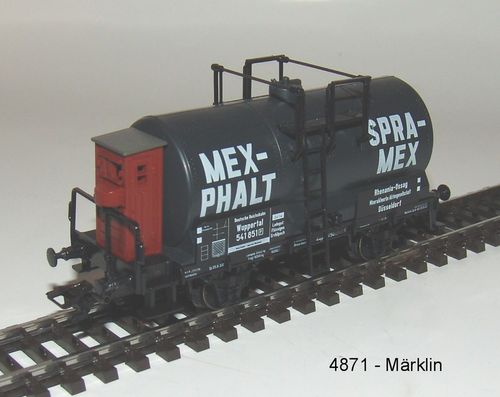 Märklin 4871 - Kesselwagen - Mex-Phalt  541 851