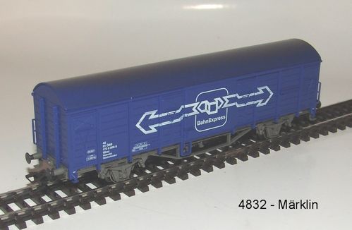 Märklin  4832 Gedeckter Güterwagen Bahn-Express Gbss der ÖBB