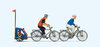 Preiser 10638 Spur H0 Figuren, Familie auf Radtour