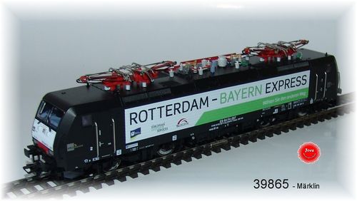 Märklin 39865 E-Lok BR 189 MRCE Rotterdam-Bayern-Express mfx+ Sound Metall