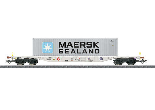 Trix 24130 Container-Tragwagen Bauart Sgnss der PKP beladen