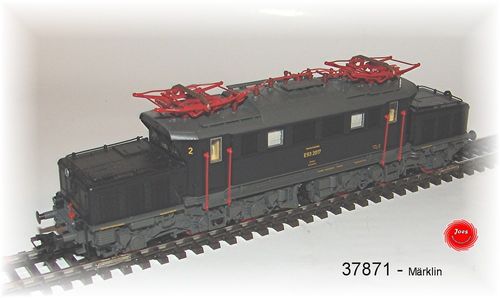 Märklin 37871 E-Lok BR E 93 der DB schwarz mfx+ Sound Metall