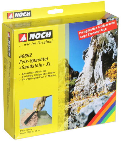 NOCH 60892 Fels-Spachtel XL Sandstein, Inhalt 1,00kg