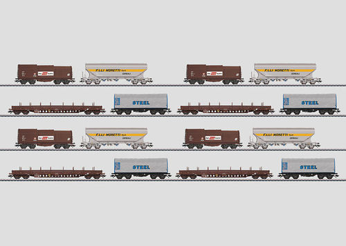 Märklin 00799 Set mit 16 Güterwagen im Display