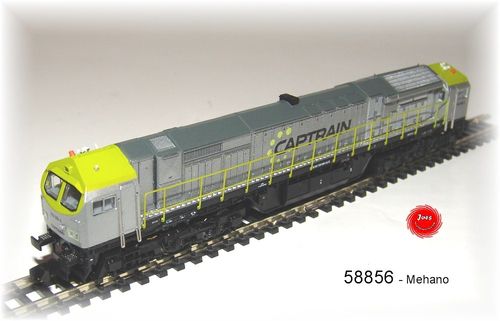 Mehano 58856 - Diesellokomotive Baureihe 250 (Blue Tiger) der Captrain, DC Neu