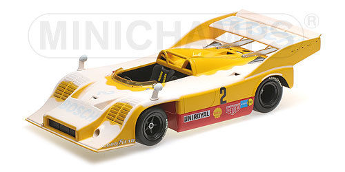 MINICHAMPS 155736592 Maßstab 1:18, Porsche 917/10 IN THE SNOW Nürburgring 1973