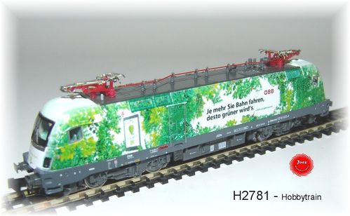 Hobbytrain 2781 Elektrolok Reihe 1016 (Siemens Taurus ES64F2) "Green Point
