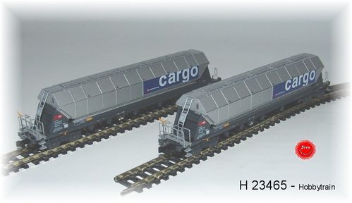 Hobbytrain N  23465 - 2er Set SBB Tagnppss "Zuckerwagen - Cargo" Ep.V