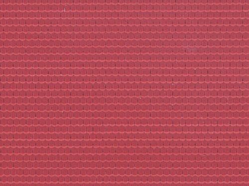 VOLLMER 47350 Spur N, Dachplatte Biberschwanz-Ziegel aus Kunststoff, 14,9x10,9cm