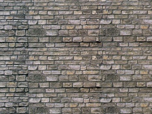 VOLLMER 47366 Spur N, Mauerplatte Mauerstein aus Karton, 25x12,5cm, 10 Stück
