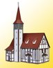 VOLLMER 43768 Spur H0, Fachwerkkirche Altbach