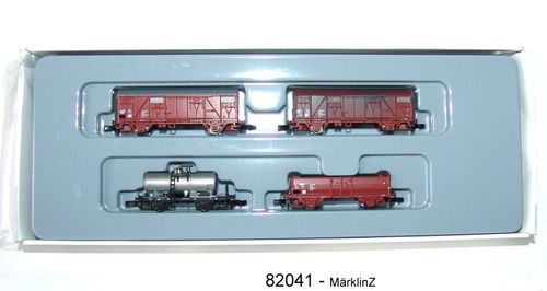 Märklin 82041 Spur Z Wagenset Gütertransport der DR 4-teilig