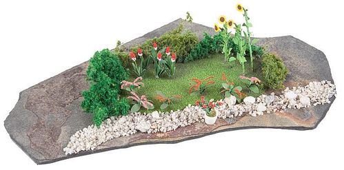 FALLER 181112 Spur H0, Do-it-yourself Mini-Diorama Garten