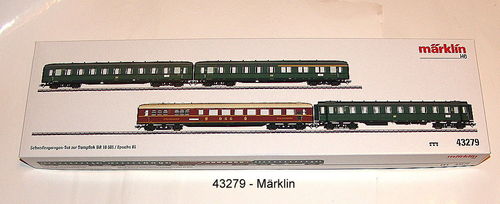 Märklin 43279 Personenwagen-Set DB 4-teilig passend zu 39034
