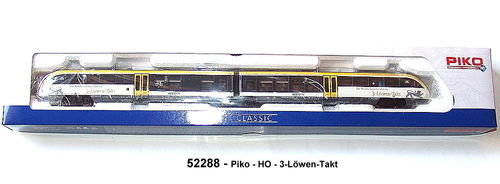Piko 52288 Dieseltriebwagen BR 642 "3-Löwen-Takt" Wechselstromversion
