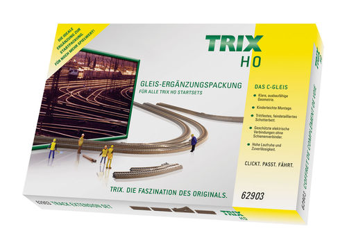 TRIX 62903 Spur Trix H0, C-Gleis-Ergänzungspackung C3