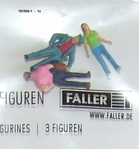 Faller 191504-01 Spur H0 DREI Figuren "Beim Spazierengehen"