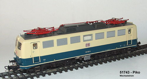 Piko 51743 - E-Lok BR 110 DB - Wechselstromversion - MfX geeignet