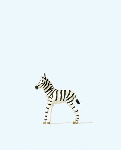 Preiser 29504 Spur H0 Figur "Junges Zebra" handbemalt aus Kunststoff