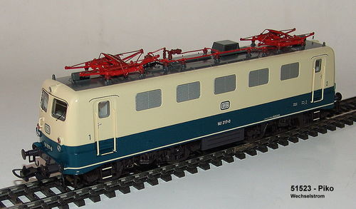 Piko 51523 - E-Lok - BR 141 - blau-beige DB | Wechselstrom - DB -Ep.IV neu
