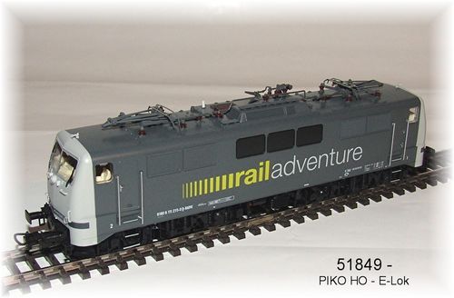 Piko 51849 - E-Lok -BR 111- Rail-Adventure- AC- MfX geeignet- Neu