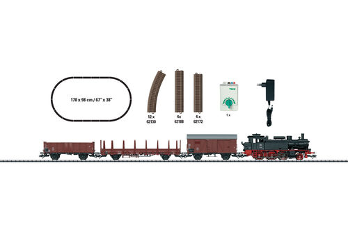 Trix 21530 Startpackung "Güterzug Epoche III" mit BR 74 DB