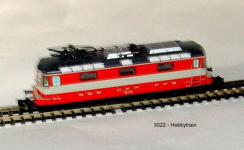 Hobbytrain -3022- E-Lok- Re4/4 II 1.Serie SBB, Swiss Ex., Ep. III-IV - Neu