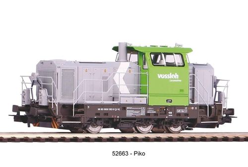 Piko 52663 - Diesellok Vossloh G6 (CUMMINS) Wechselstromversion Neu