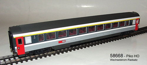 Piko 58668 - Personenwagen- Apm 1 - SBB- Wechselstromradsatz - Neu