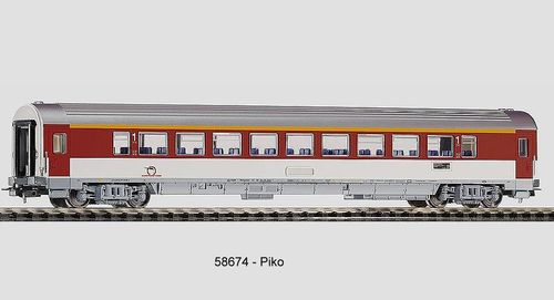 Piko 58674- Schnellzugwagen- IC -1. Klasse - ZSR - AC-Radsätze Wechselstrom
