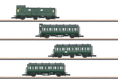 Märklin 87040 Spur Z Personenwagen-Set der DB 4-teilig