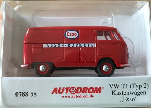 WIKING 078858 H0-VW T1  (Typ 2) "Kastenwagen Esso"