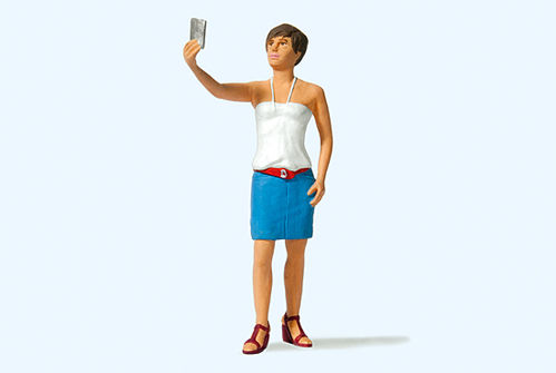 Preiser 45524 Maßstab 1:22,5 Figuren "Selfie", handbemalt