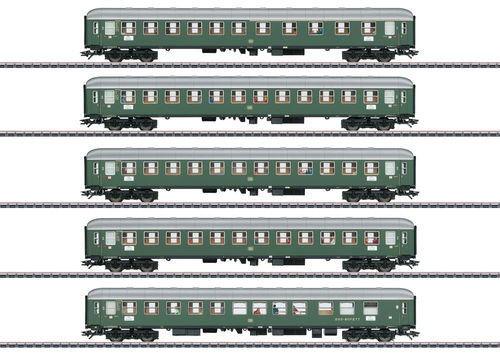 Märklin 43935 Schnellzugwagen-Set 1 "D96 Isar-Rhone" der DB 5-teilig