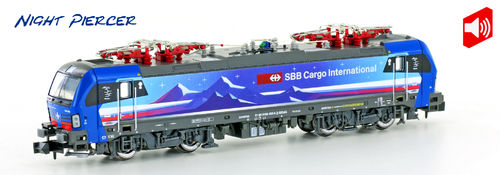 Hobbytrain H2999S-  E-Lok- BR193- Vectron- SBB- Cargo "Night Piercer"- Sound