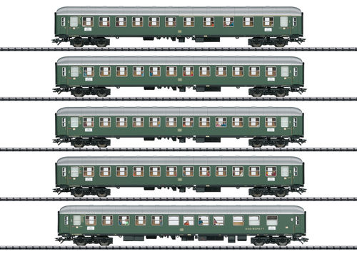 Trix 23132 Schnellzugwagen-Set 1 "D96 Isar-Rhone" der DB 5-teilig