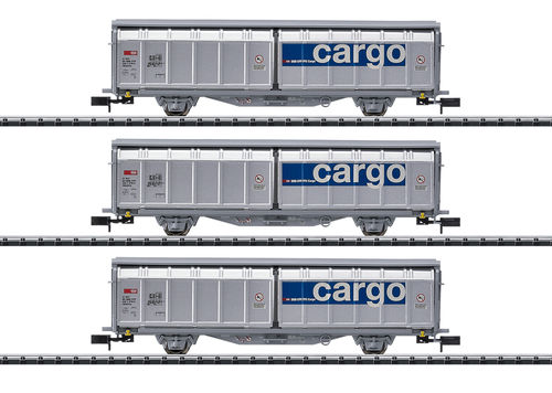 Trix Minitrix 15282 Schiebewandwagen-Set der SBB Cargo 3-teilig