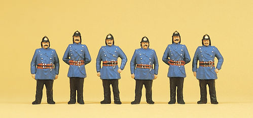 Preiser 12102 Spur H0 Figuren, Feuerwehrmänner um 1900