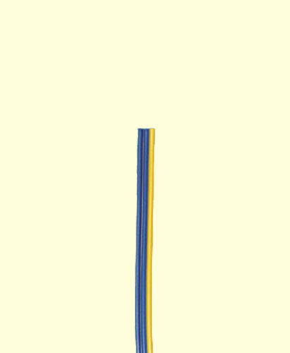 BRAWA 3173 - Flachbandlitze 0,14 mm², 50m , blau-blau-gelb