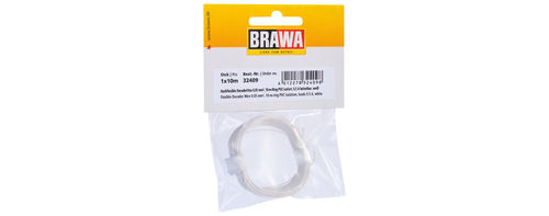 BRAWA 32409 Decoderlitze 0,05mm²,10m Ring, weiss