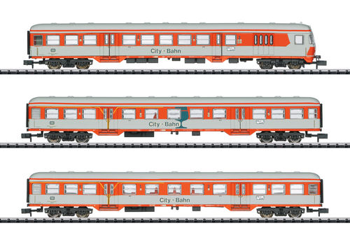 Trix Minitrix 15474 Wagen-Set City-Bahn" der DB 3-teilig