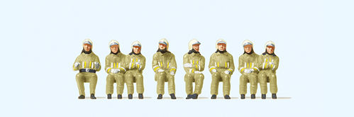 Preiser 10769 H0 Figuren, Feuerwehrmänner in moderner Einsatzkleidung