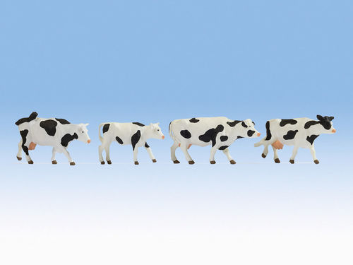 NOCH 17900 Spur 0, Figuren Kühe, schwarz-weiß
