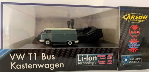 Carson 500504118 - 1:87 VW T1 Bus Kastenwagen 2.4G 100% RTR
